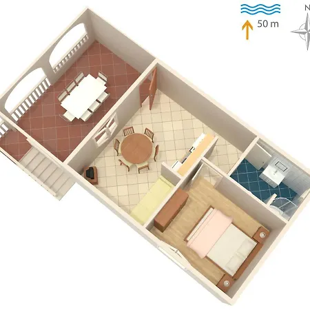 Apartments By The Sea Postira, Brac - 5152 Apartment *